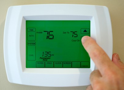 Thermostat service by Green Future Heating & Air Conditioning